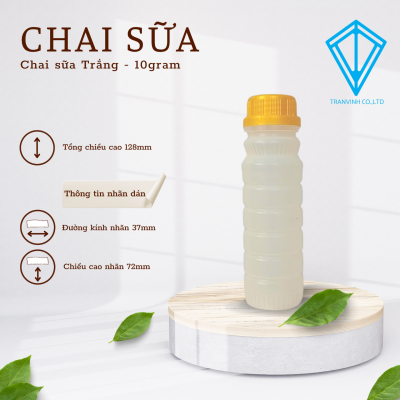 Chai nhựa sữa